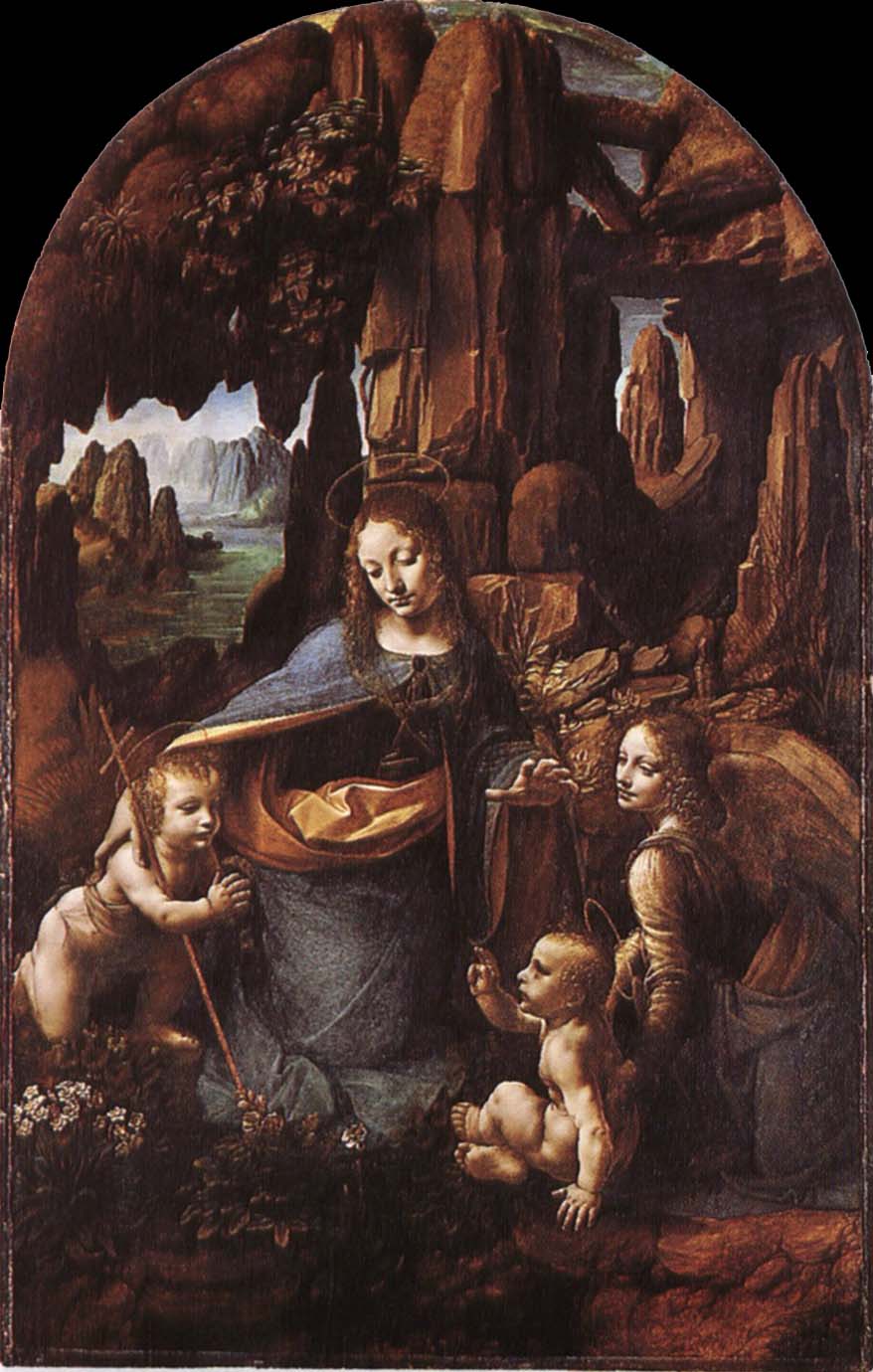 LEONARDO da Vinci Madonna in the cave